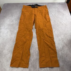Arcteryx Herren Pants Men 36x32 VTG Orange Nylon Cargo Pockets Outdoor Gorpcore
